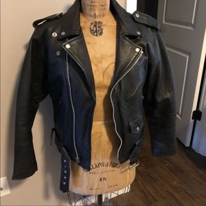 Vintage Oversized Leather Jacket
